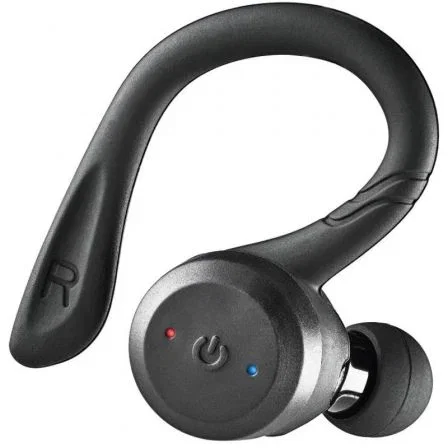 Ngs Auriculares Deportivos Bluetooth Ártica Jogger con Estuche de Carga Autonomía 10h Negros